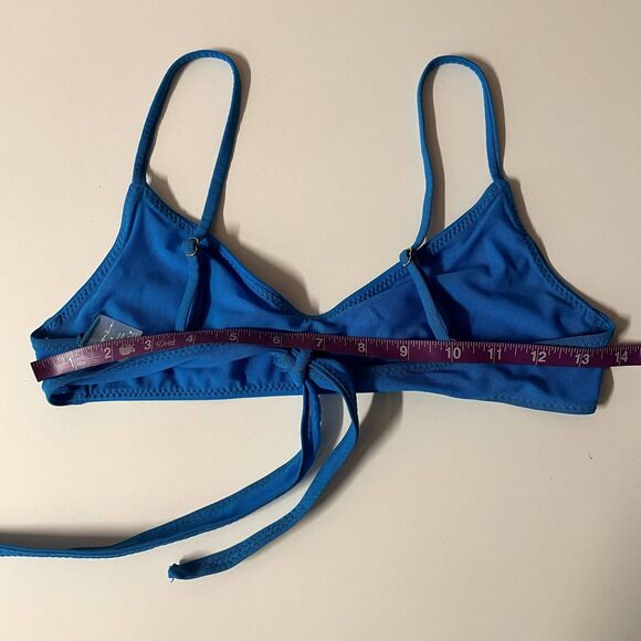 Gonza Revolve NWOT Turquoise Bikini Top Size S - Picture 7 of 8